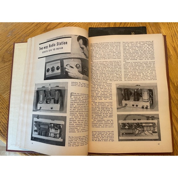 Radio for the Millions 1945 Popular Science Monthly Vintage Hardcover DIY Radio - Picture 9 of 11